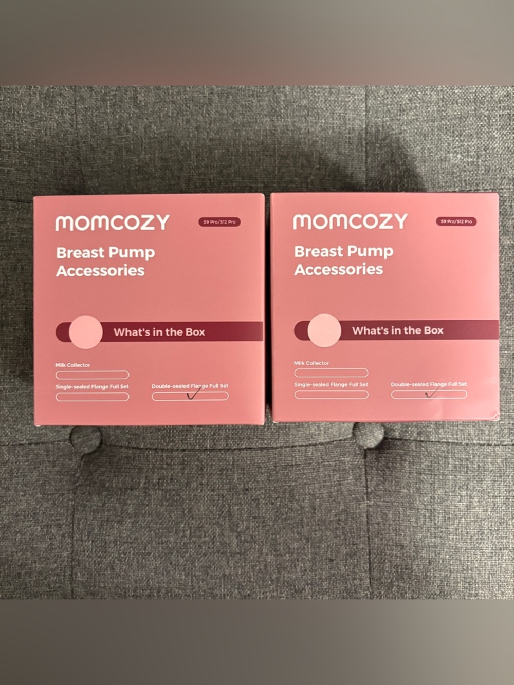 Momcozy Original S9 Pro/S12 Pro Replacement Accessories Full Set (Set of 2)